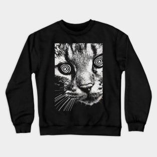 Psychedelic Cat Crewneck Sweatshirt